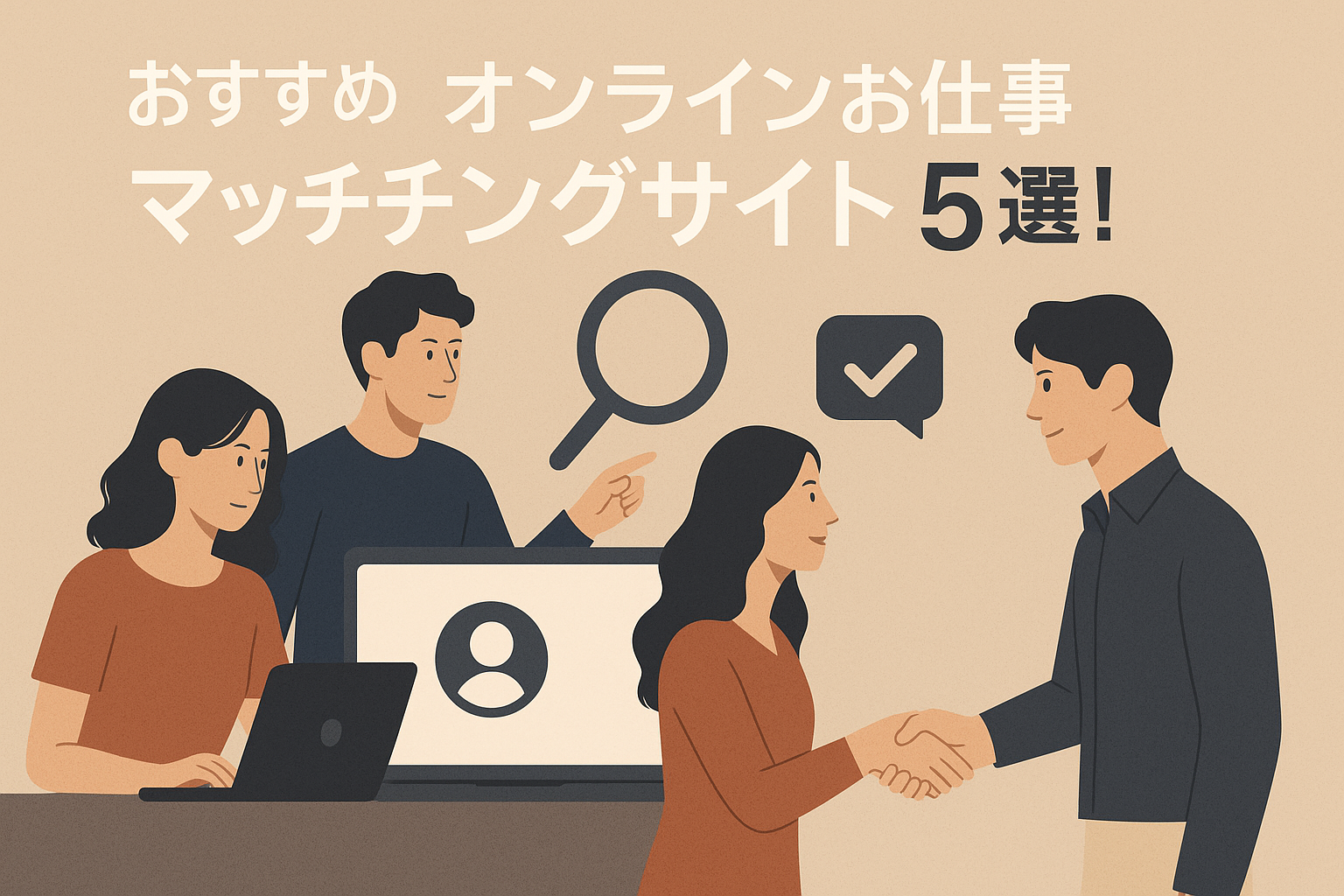 おすすめオンラインお仕事マッチングサイト5選！フリーランス・副業で稼げるサービスを徹底比較